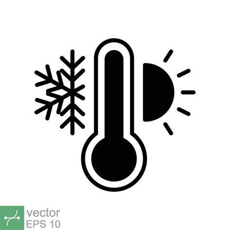 Clima Temperatura Term Metro Icono Sencillo S Lido Estilo Firmar Para