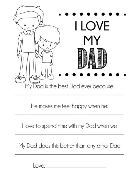 Fathers Day Printable My Guy Letters With Free Template Alphabet Hot