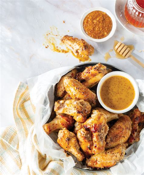 Honey Mustard Chicken Wings Southern Cast Iron