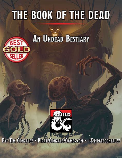 The Book of the Dead: An Undead Bestiary - Dungeon Masters Guild ...