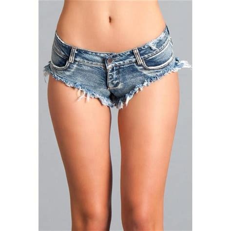 Sexy Cut Off Low Waist Denim Jeans Shorts Mini Hot Pants Blue Medium Walmart