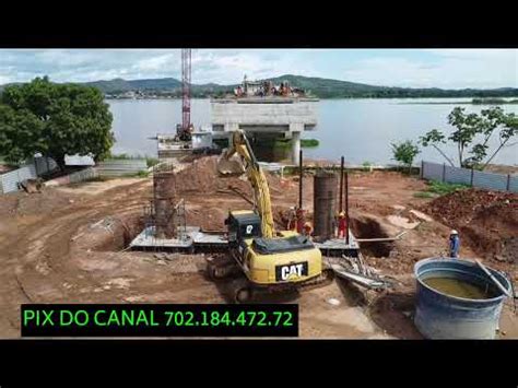 OBRAS DA PONTE SOBRE O RIO ARAGUAIA VEJA COMO ESTÁ FICANDO A PONTE 1