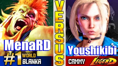 Sf Blanka Menard Vs Youshikibi Cammy Japan High Level Youtube