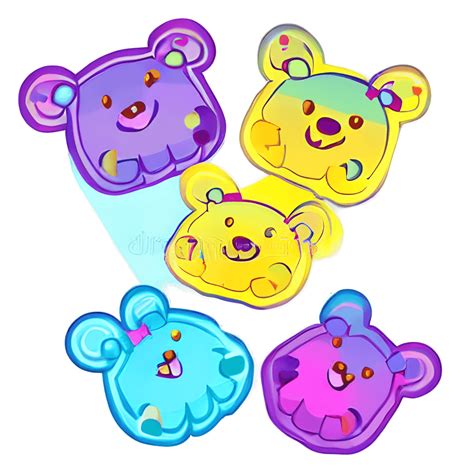 Jelly Bears Digital Graphic Creative Fabrica