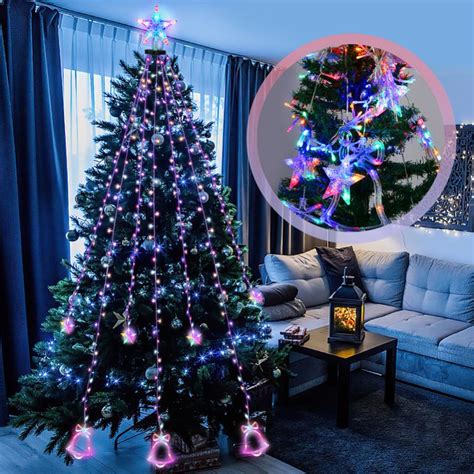 Guirlande Lumineuse 200 LEDs pour Sapin de Noêl Colorée Pour Noël avec