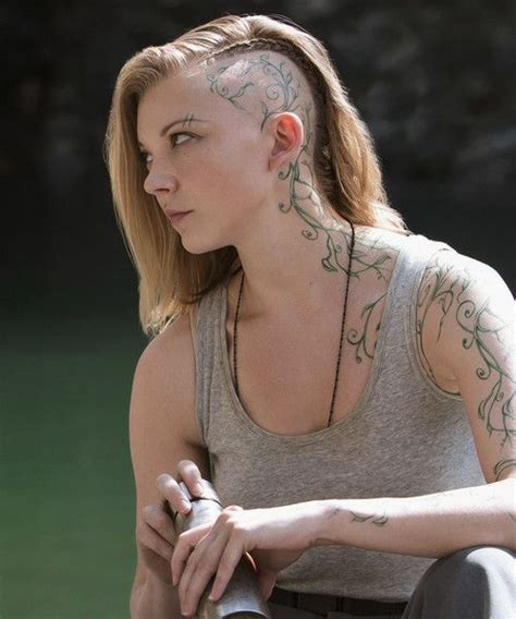 Natalie Dormer Natalie Dormer Half Shaved Hair Mockingjay