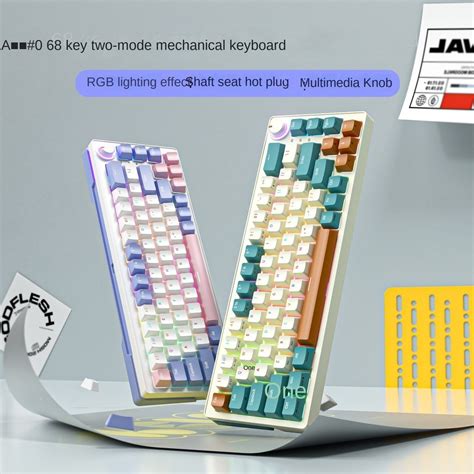 Key Mechanical Keyboard RGB Hot Swappable Bluetooth Wireless Mode Linear Switch