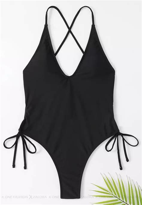 Buy Its Me Sexy Suspender One Piece Bikini Swimsuit Online Zalora Malaysia