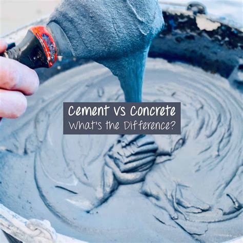 Cement Vs Concrete Here S The Difference Concrete Projects Concrete