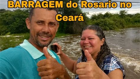 BARRAGEM do Rosario 25 03 23 no riacho dos porcos em Milagres Ceará