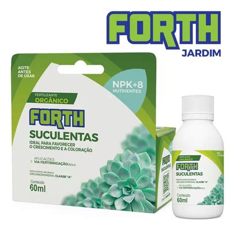 Adubo Forth Suculentas Concentrado Ml Rende Litros Mercadolivre