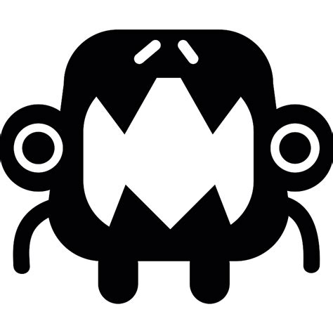 Monster With Big Mouth Vector Svg Icon Svg Repo