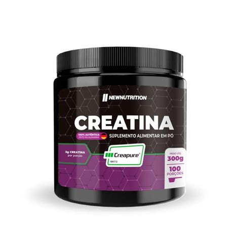 Suplemento Em Pó Creatina Creapure Monohidratada 300g Loja BMD