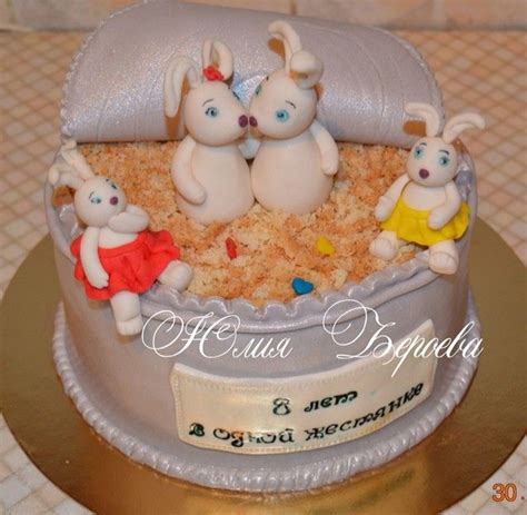 Торт на жестяную свадьбу | Desserts, Cake, Food