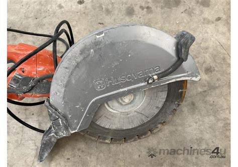 Used Husqvarna K Electric Wet And Dry Concrete Cutting Saw Concrete