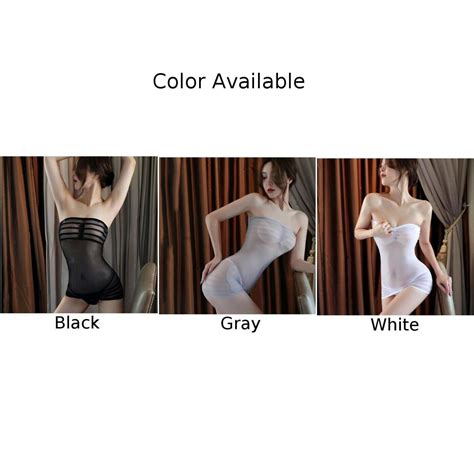 Fashionable Mini Dress For Women Sheer Mesh Bodycon See Through Nightwear Ebay