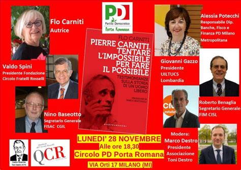 Pierre Carniti Tentare L Impossibile Per Fare Il Possibile