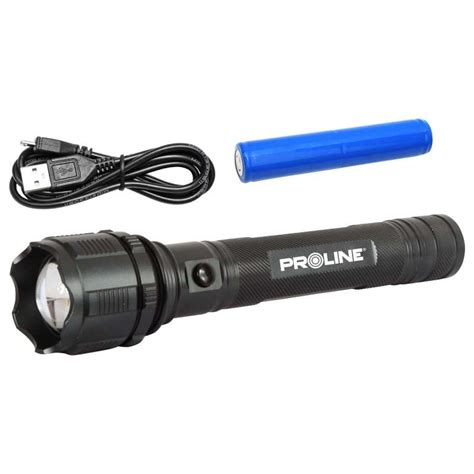 Akumulatorowa Latarka Led Cree U Lm Usb Proline