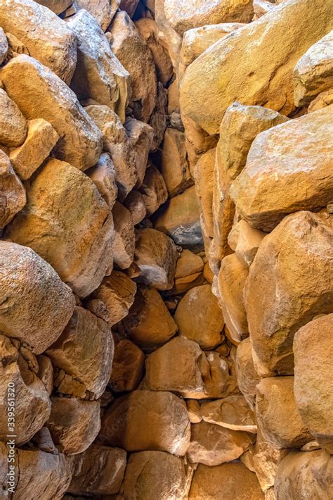 Arzachena Sardinia Italy Archeological Ruins Of Nuragic Complex La