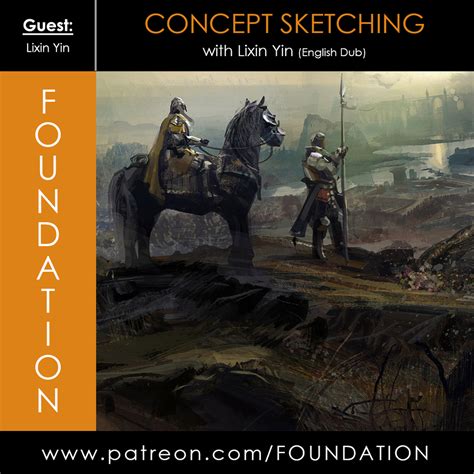 Foundation Patreon Concept Sketching With Lixin Yin