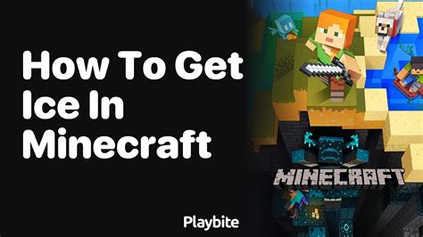 how to get ice minecraft