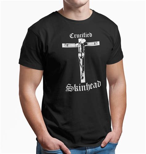 Crucified Skinhead T Shirt Oi Punk 69 Music Tshirt S Xxl Etsy