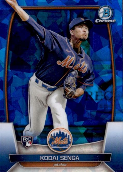 Kodai Senga 2023 Bowman Chrome Sapphire Edition Base 77 Price Guide