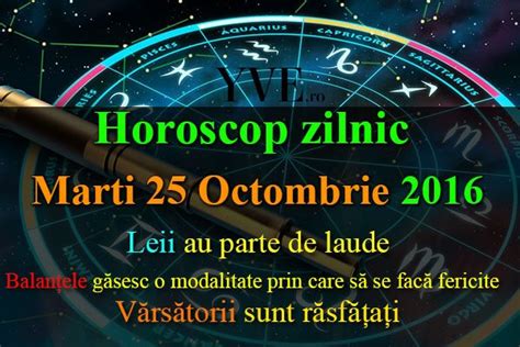 Horoscop Zilnic Marti Octombrie Yve Ro