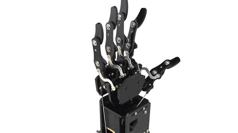 Uhandパームメカニカルアーム5本指バイオニックロボットハンドロボット工学教育トレーニング用制御システム付き Buy ロボット手