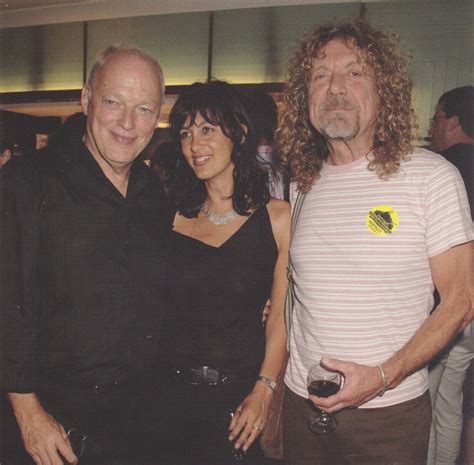 Fantastic Drowse David Gilmour With Wife Polly Samson And Robert