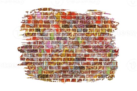 Graffiti Brick Wall Sublimation Clipart Png 21444269 Png