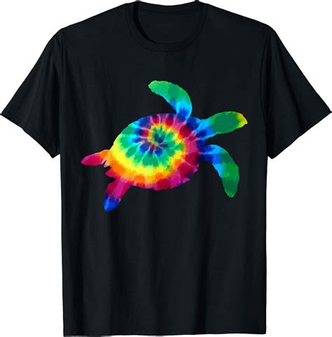 Sea Turtle Tie Dye Vintage Scuba Diving Diver Turtle T Shirt Walmart