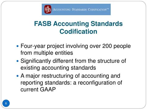 Ppt Fasb Accounting Standards Codification Powerpoint Presentation