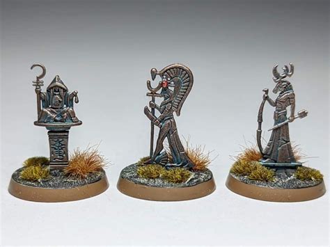 Aeldari Bronze God Statues Morai Heg The Crone Goddess Of Fate And