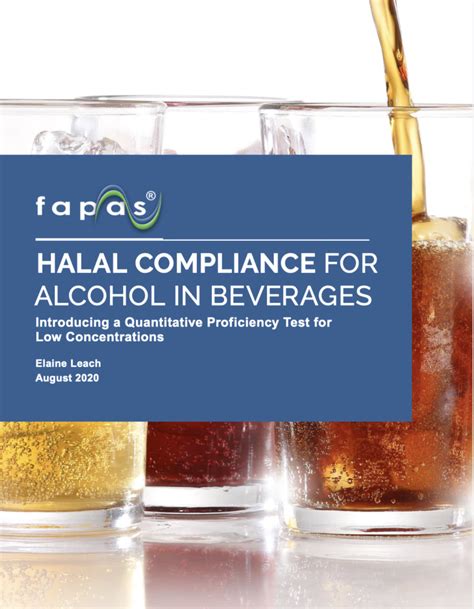 Halal Compliance for Alcohol in Beverages : A Quantitative Proficiency ...