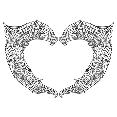 Heart line art 11674592 Vector Art at Vecteezy