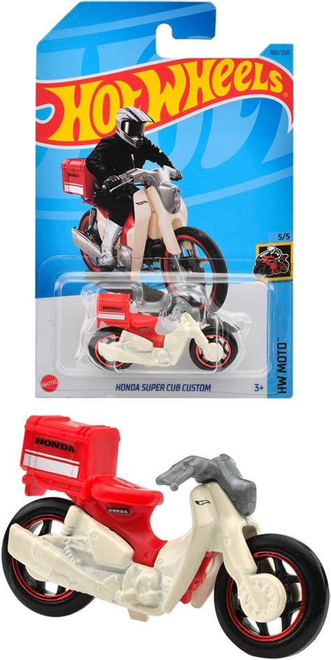 Amazon co jp ホットウィール Hot Wheels ベーシックカー ホンダ スーパーカブ カスタム 才 HNK おもちゃ
