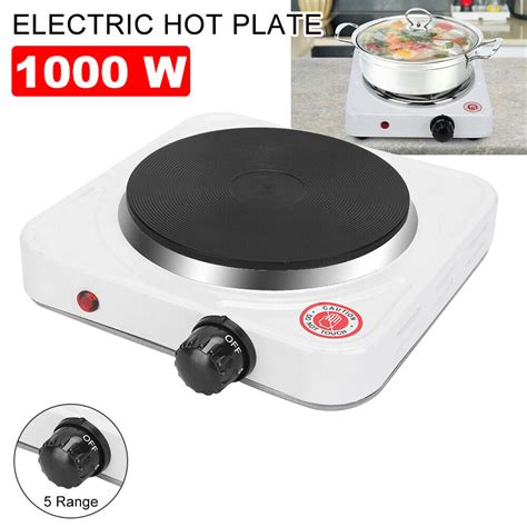IXAN Kompor Listrik 1 Tungku Single Burner Warming Hot Plate 1000W JX 1010A White