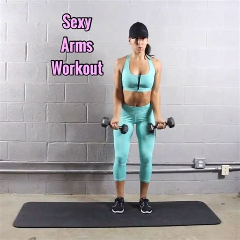 Sexy Arms Workout 10lb Dumbbells 3 5 Sets Outfit