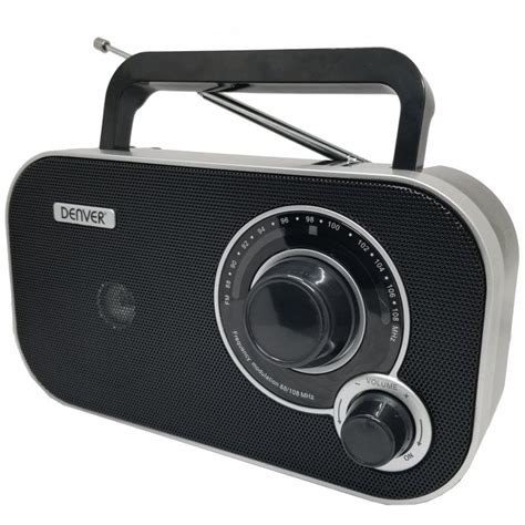 Denver Tr Bla Radio Anal Gica Fm Negra Pccomponentes