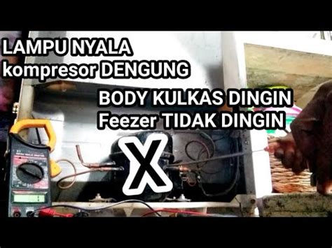 Kulkas Lampu Nyala Kompresor Dengung Tapi Bunyi Ceklik Body Tidak Panas