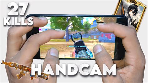 Best HANDCAM 27 Kills 5 Finger Gyroscope Bgmi Handcam Gameplay