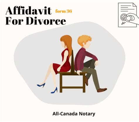 Affidavits For Divorce Form 36 Complete Guide By Notary Public