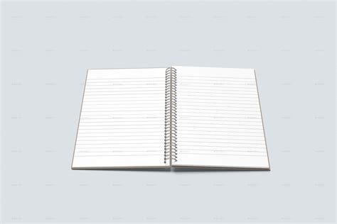 A5 Spiral Notebook Mockup Graphics Graphicriver