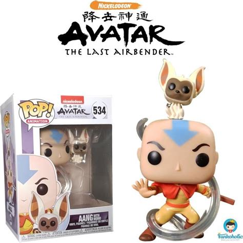 Jual Funko Pop Animation Avatar The Last Airbender Aang With Momo