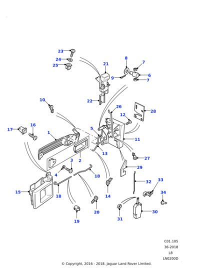 Land Rover Actuator Switch Assembly Central Door Locking Deuren