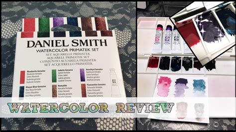 Daniel Smith Primatek Watercolor Review And Unboxing Youtube