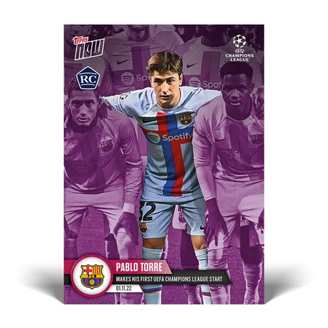 Topps Now Uefa Champions League 202223 Visuel Des Cartes 055 à