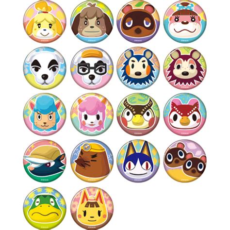 Cdjapan Animal Crossing Can Badge Collection Box Collectible