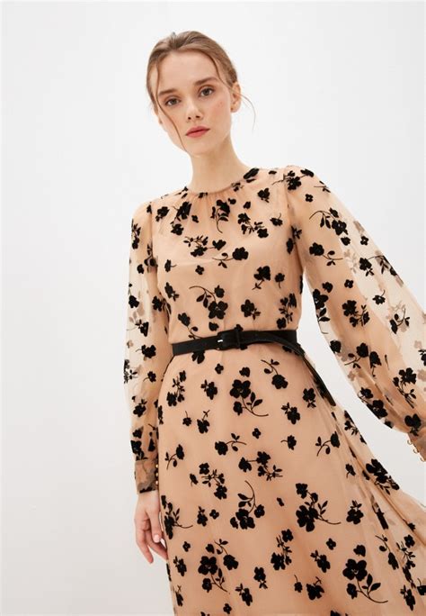 Платье Rich Naked Roxie midi dress цвет бежевый MP XW FEG купить в интернет магазине